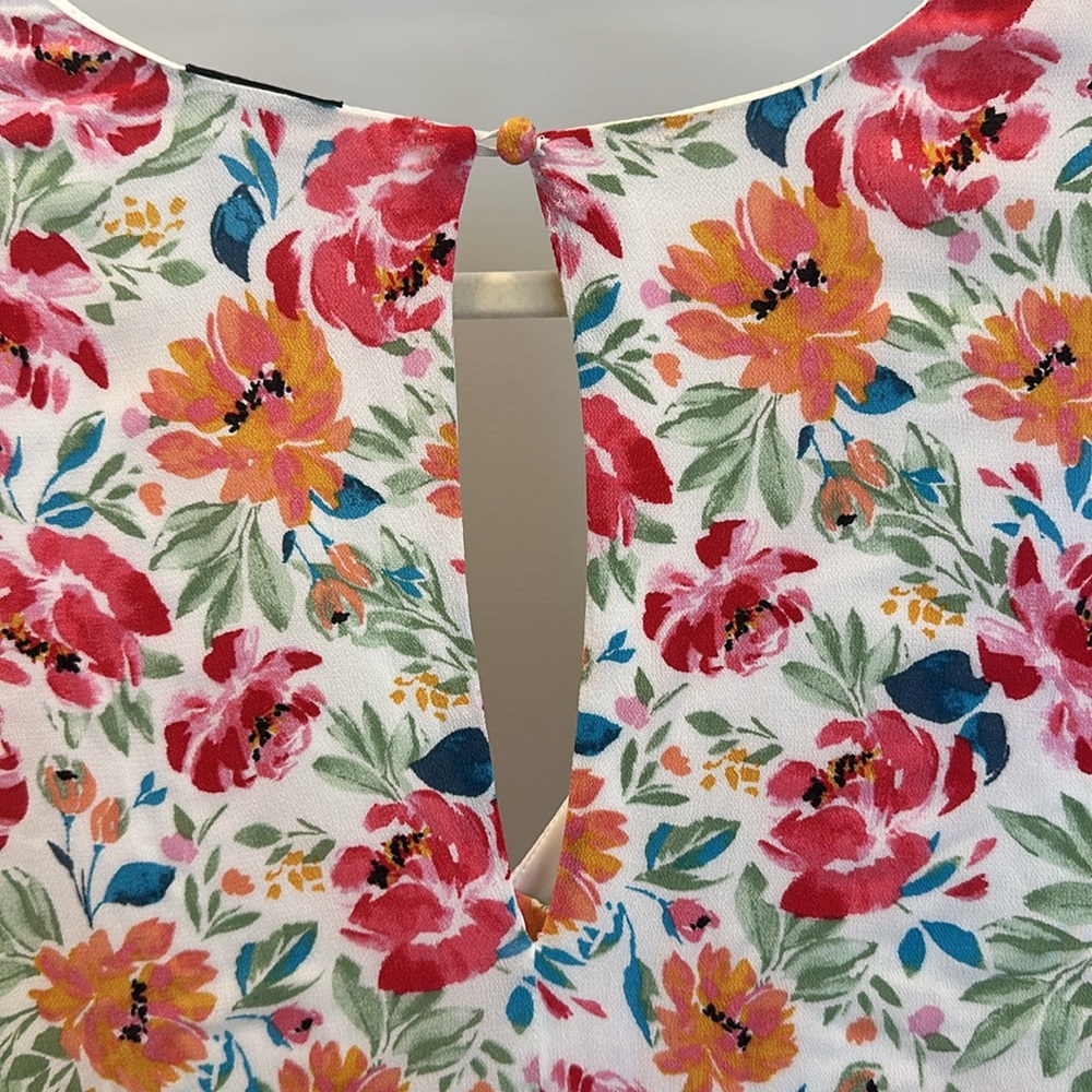 Torrid Bright Floral Midi Gauze Dress - Picture 12 of 13
